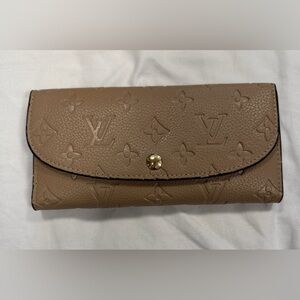 Louis Vuitton Embossed Leather Clasp Wallet